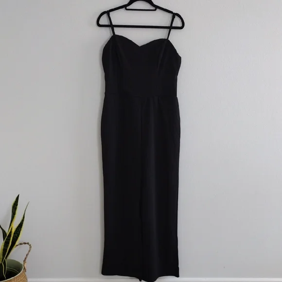 Francesca's Angie Sweetheart Strappy Jumpsuit. Size XL - Picture 6 of 12
